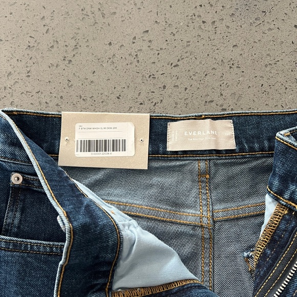 NWT Everlane Way-High Slim Jeans (Deep Rinse) - Picture 4 of 4